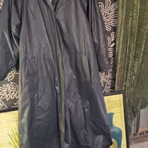 London Fog Dark Blue Raincoat